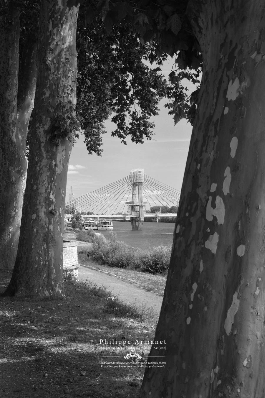 Photo du pont de Bourgogne à Chalon-sur-Saône