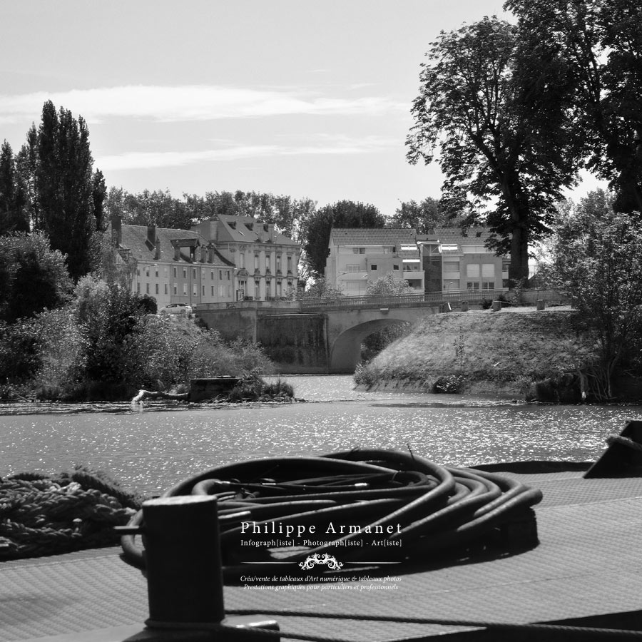 Photo du pont de la Genise à Chalon sur Saône