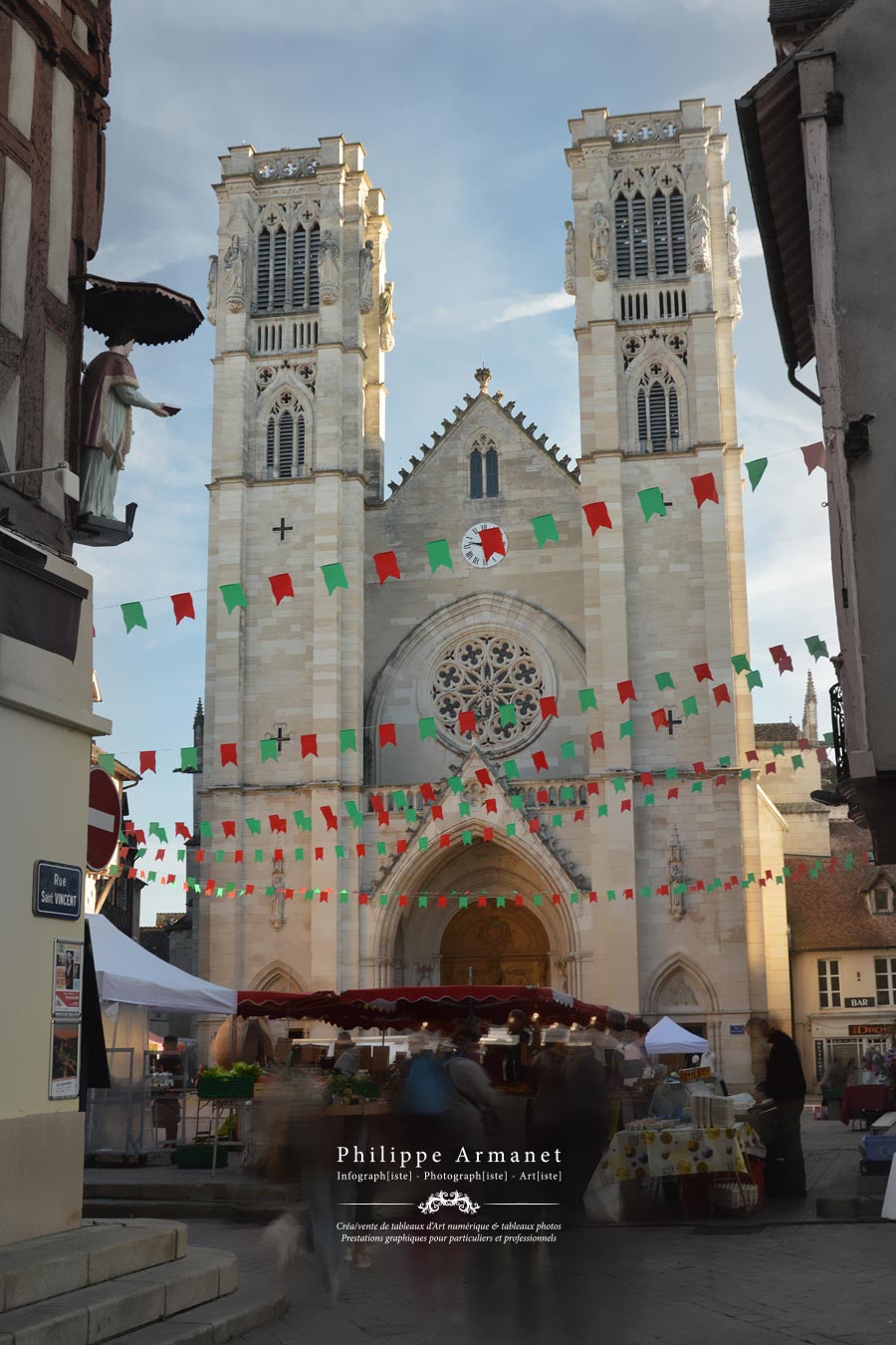 Marché de Chalon-sur-Saône, Cathédrale Saint-Vincent