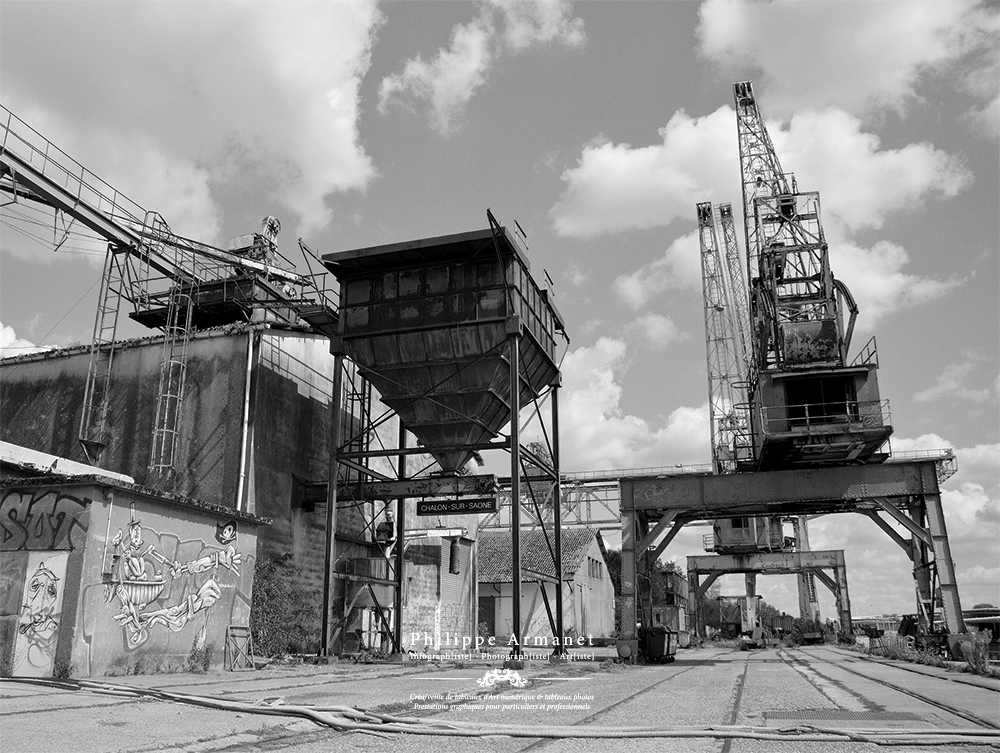 Photo à tirage limité, Port Nord Chalon-sur-Saône
