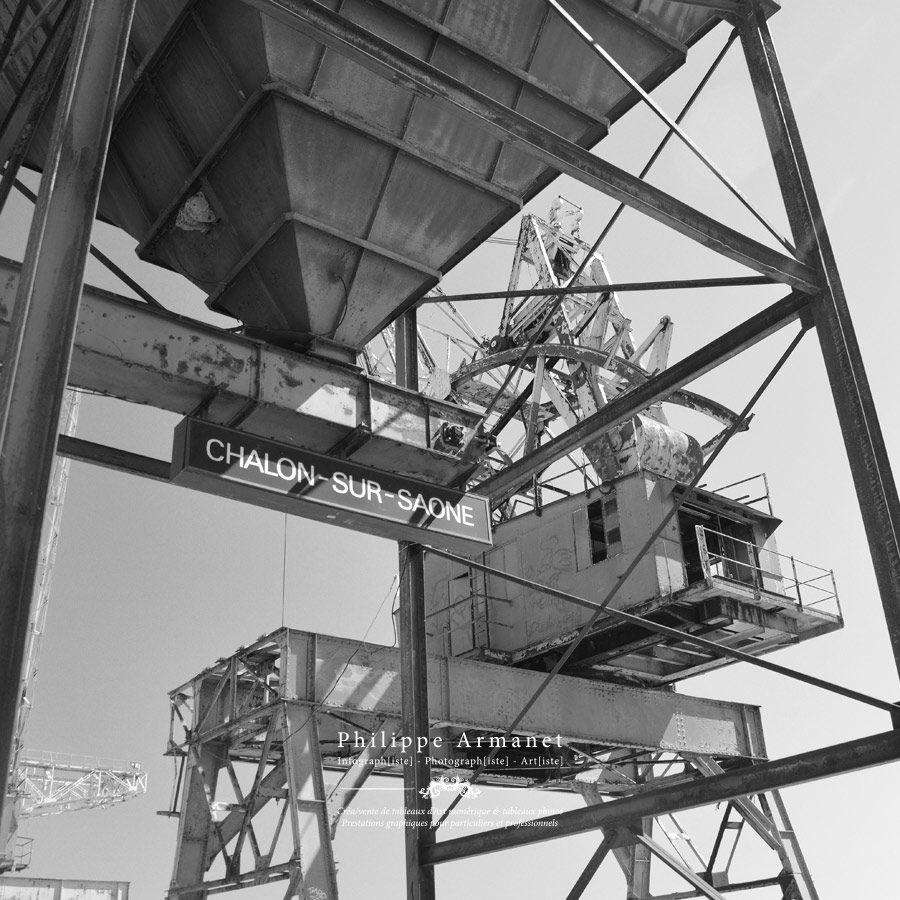 Expo photo à Chalon sur Saône, photo du Port Nord de Chalon