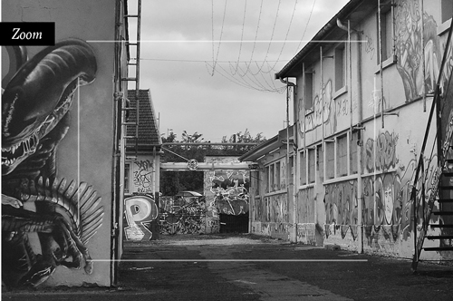 L'Abattoir de Chalon dans la rue à Chalon-sur-Saône.