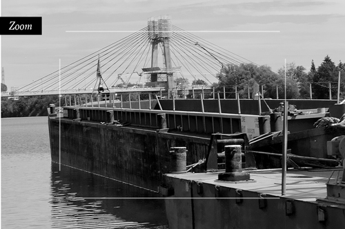 Photo rare de travaux sur la Saône à Chalon sur Saône.