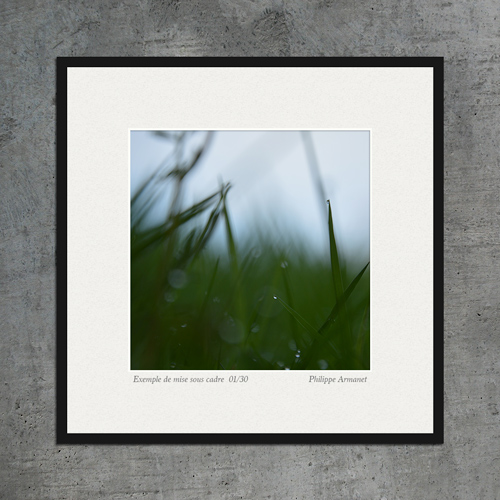 Photo d'art encadrée