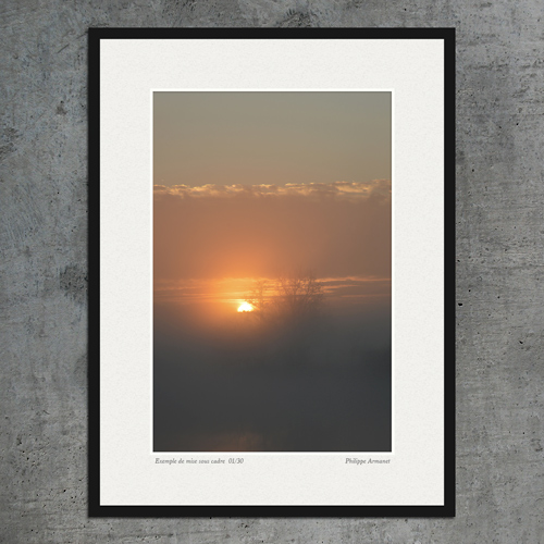 Vente photo encadrée à Louhans