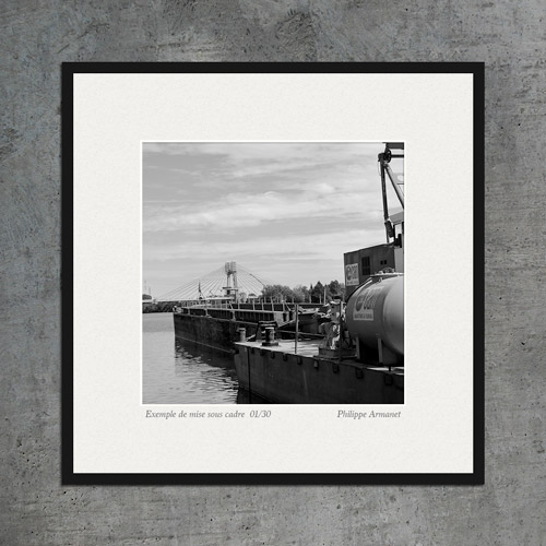 Photographie encadrement à Chalon sur Saône