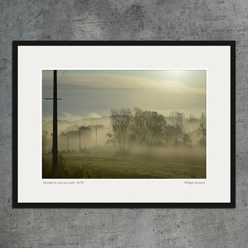 Photo de paysage en tirage limité.